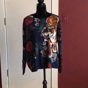 Desigual tiger sweater